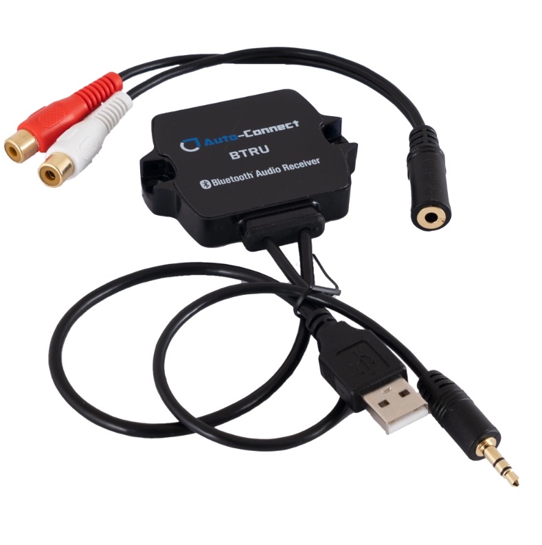 Auto Connect Bluetooth adapter 3,5mm & RCA USB 5V